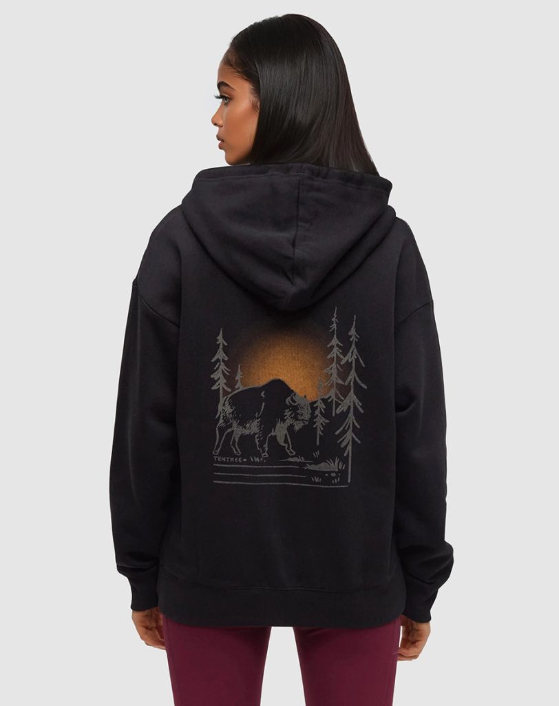 Boreal Bison Full Zip Hoodie - Image 4