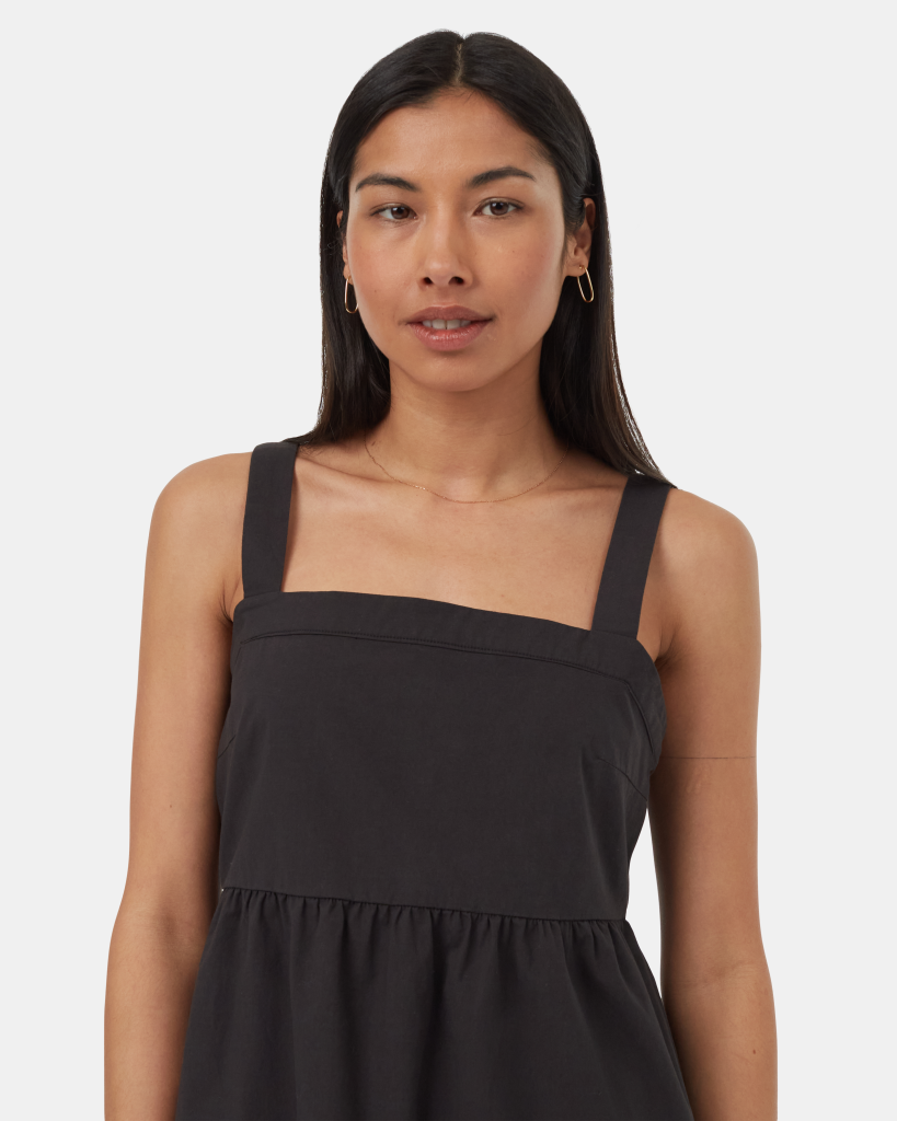 EcoStretch Cotton Tiered Dress - Image 2