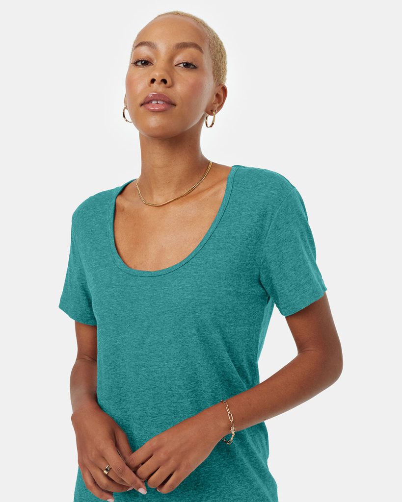 Hemp Scoop Neck T-Shirt - Image 3