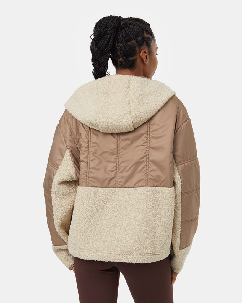 Recycled Boucle Full Snap Hoodie - Image 3