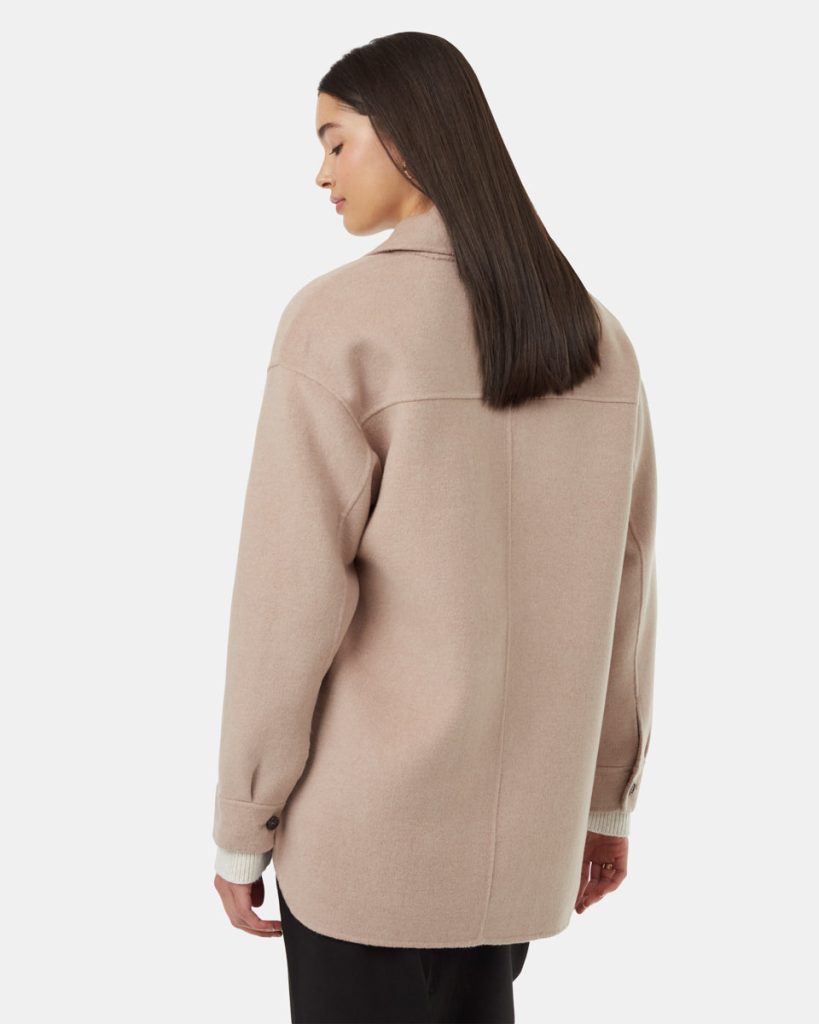 Wool Button Front Coat - Image 2