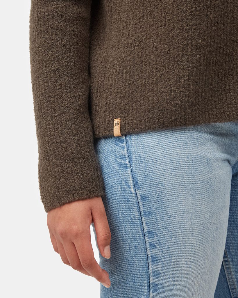 Highline Fuzzy V-Neck Sweater - Image 4